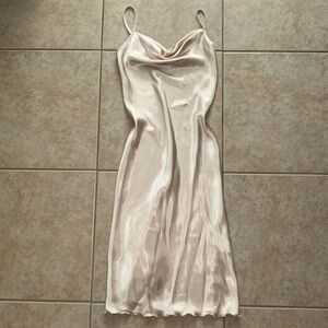 Bebe Satin Slip Dress